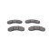 Brake Pad Set, disc brake BP1793 Bosch, Thumbnail 5