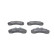 Brake Pad Set, disc brake BP1793 Bosch, Thumbnail 6