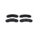 Brake Pad Set, disc brake BP1793 Bosch, Thumbnail 4