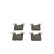 Brake Pad Set, disc brake BP1799 Bosch, Thumbnail 5