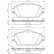 Brake Pad Set, disc brake BP1802 Bosch, Thumbnail 7