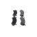 Brake pad set, disc brake BP1803 Bosch, Thumbnail 4