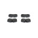 Brake Pad Set, disc brake BP1804 Bosch, Thumbnail 4