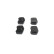 Brake Pad Set, disc brake BP1804 Bosch, Thumbnail 5