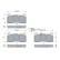 Brake Pad Set, disc brake BP1807 Bosch, Thumbnail 7