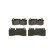 Brake Pad Set, disc brake BP1808 Bosch