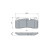 Brake Pad Set, disc brake BP1808 Bosch, Thumbnail 7