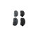 Brake pad set, disc brake BP1814 Bosch, Thumbnail 4