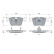 Brake Pad Set, disc brake BP1818 Bosch, Thumbnail 3