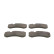 Brake Pad Set, disc brake BP1821 Bosch, Thumbnail 5