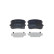 Brake Pad Set, disc brake BP1822 Bosch