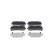 Brake Pad Set, disc brake BP1822 Bosch, Thumbnail 5