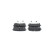 Brake Pad Set, disc brake BP1822 Bosch, Thumbnail 4