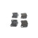 Brake Pad Set, disc brake BP1825 Bosch, Thumbnail 2