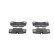 Brake Pad Set, disc brake BP1825 Bosch, Thumbnail 3