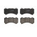Brake Pad Set, disc brake BP1826 Bosch