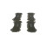 Brake Pad Set, disc brake BP1826 Bosch, Thumbnail 5
