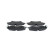 Brake Pad Set, disc brake BP1831 Bosch, Thumbnail 5