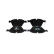 Brake Pad Set, disc brake BP1834 Bosch, Thumbnail 3