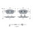 Brake Pad Set, disc brake BP1838 Bosch, Thumbnail 5