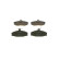 Brake Pad Set, disc brake BP184 Bosch