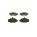 Brake Pad Set, disc brake BP184 Bosch, Thumbnail 3