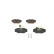 Brake Pad Set, disc brake BP185 Bosch