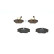 Brake Pad Set, disc brake BP185 Bosch, Thumbnail 3