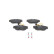 Brake Pad Set, disc brake BP185 Bosch, Thumbnail 6