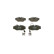 Brake Pad Set, disc brake BP185 Bosch, Thumbnail 4