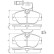 Brake Pad Set, disc brake BP185 Bosch, Thumbnail 4