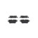 Brake Pad Set, disc brake BP1851 Bosch