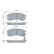 Brake Pad Set, disc brake BP1852 Bosch