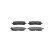 Brake Pad Set, disc brake BP1852 Bosch, Thumbnail 2