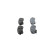 Brake Pad Set, disc brake BP1852 Bosch, Thumbnail 3