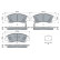 Brake Pad Set, disc brake BP1853 Bosch, Thumbnail 7