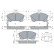 Brake Pad Set, disc brake BP1853 Bosch, Thumbnail 8