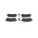 Brake Pad Set, disc brake BP1854 Bosch, Thumbnail 4