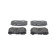 Brake Pad Set, disc brake BP1855 Bosch, Thumbnail 4