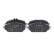 Brake Pad Set, disc brake BP1856 Bosch, Thumbnail 4