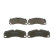 Brake Pad Set, disc brake BP1857 Bosch