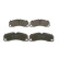 Brake Pad Set, disc brake BP1857 Bosch, Thumbnail 3
