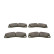 Brake Pad Set, disc brake BP1857 Bosch, Thumbnail 5