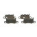 Brake Pad Set, disc brake BP1859 Bosch