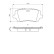 Brake Pad Set, disc brake BP1861 Bosch, Thumbnail 8