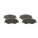 Brake Pad Set, disc brake BP1863 Bosch