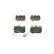 Brake Pad Set, disc brake BP187 Bosch