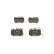 Brake Pad Set, disc brake BP187 Bosch, Thumbnail 3