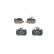 Brake Pad Set, disc brake BP187 Bosch, Thumbnail 5