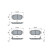 Brake pad set, disc brake BP1870 Bosch